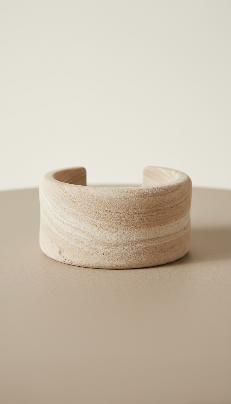 Sandstone Accent Cuff Bracelet